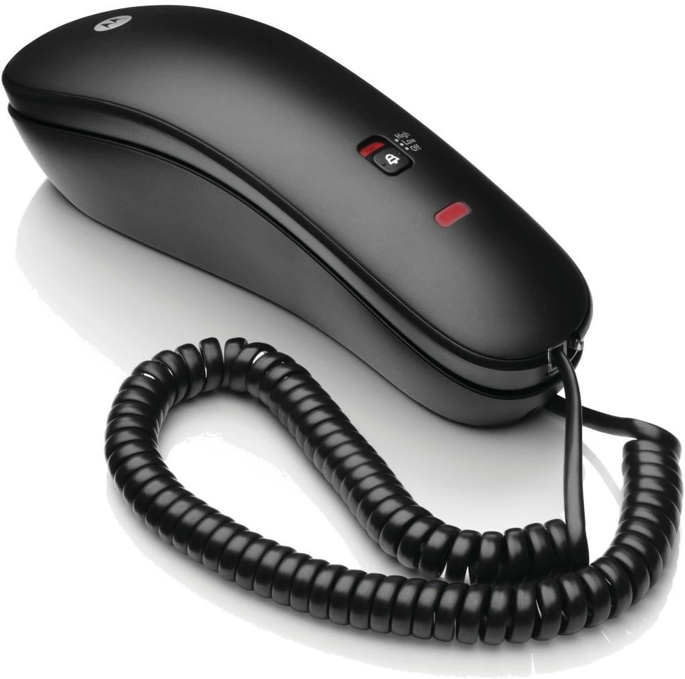 Belaidis telefonas su sieniniu laikikliu Motorola CT50 juodas