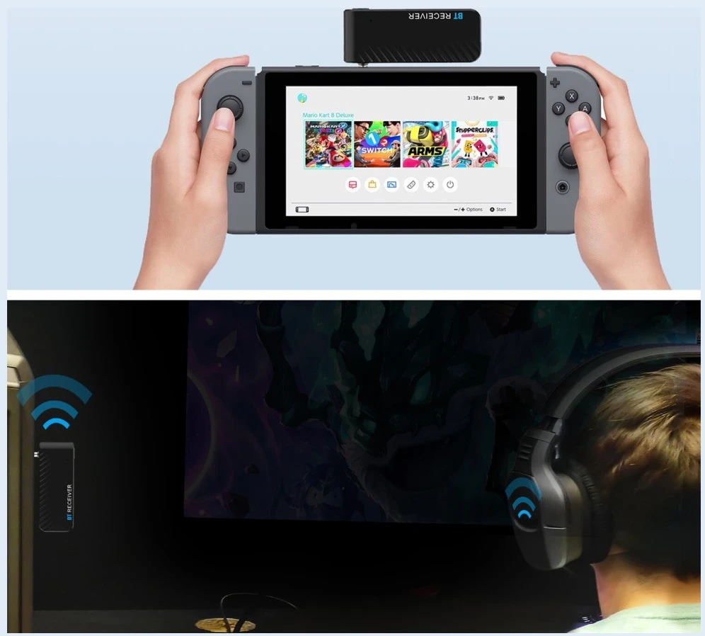 „Bluetooth“ garso siųstuvas 4smarts B9 juodas