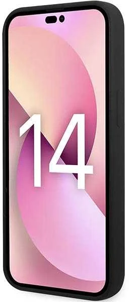 Tumi TUHCP14SSK Apple iPhone 14 / 15 / 13 6.1″ juodos spalvos kietas dėklas Liquid Silicone