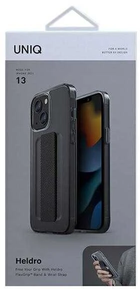 Panzer Glass UNIQ Heldro Dėklas Apple iPhone 13 / 14 / 15 6,1" dūminis