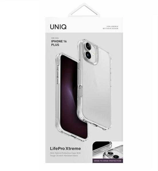 UNIQ LifePro Xtreme iPhone 16 Plus 6.7″ dėklas skaidrus clear