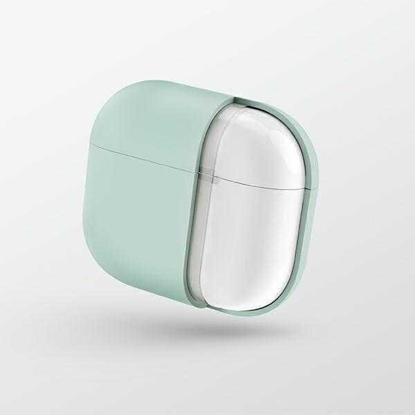 Uniq Lino silikoninis dėklas skirtas AirPods 3 - lavender