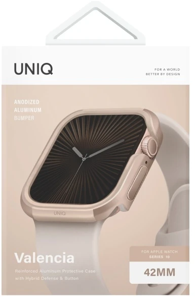 Dėklas UNIQ Valencia case Apple Watch Series 42mm auksinis