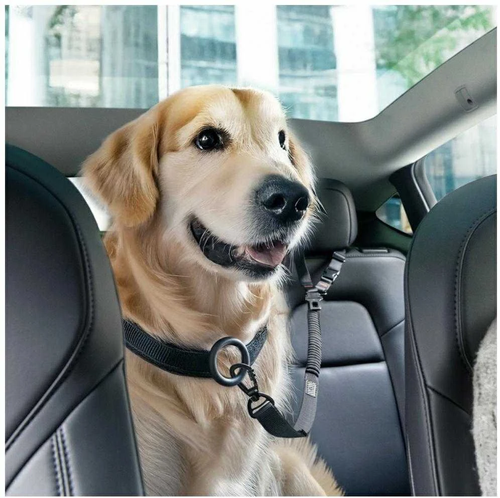 Spigen PS100 Universal Car Seat Belt Holder for pets juodos spalvos