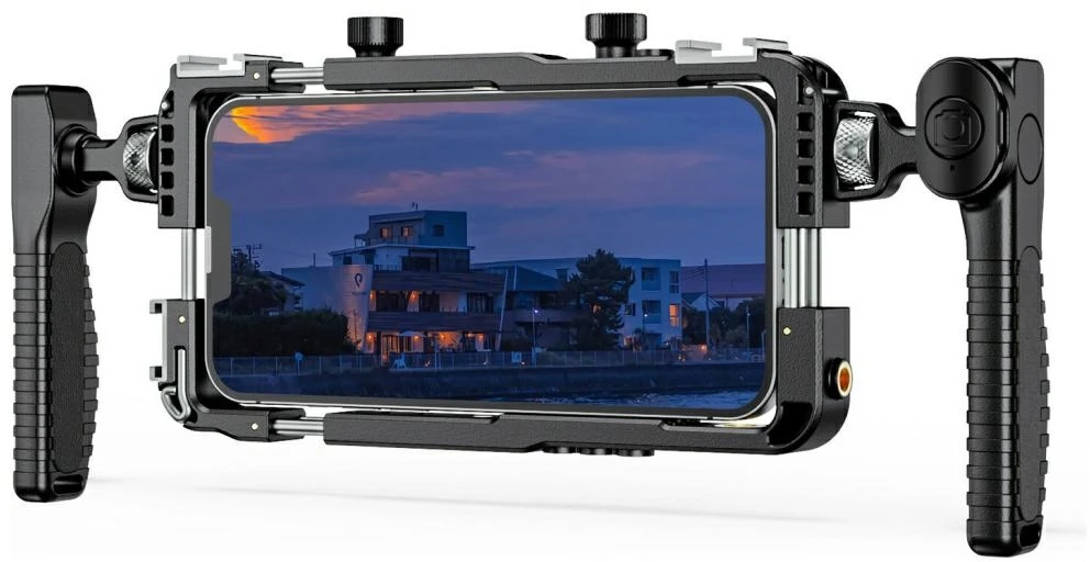Universal video set for smartphone 4smarts with wireless remote juodos spalvos