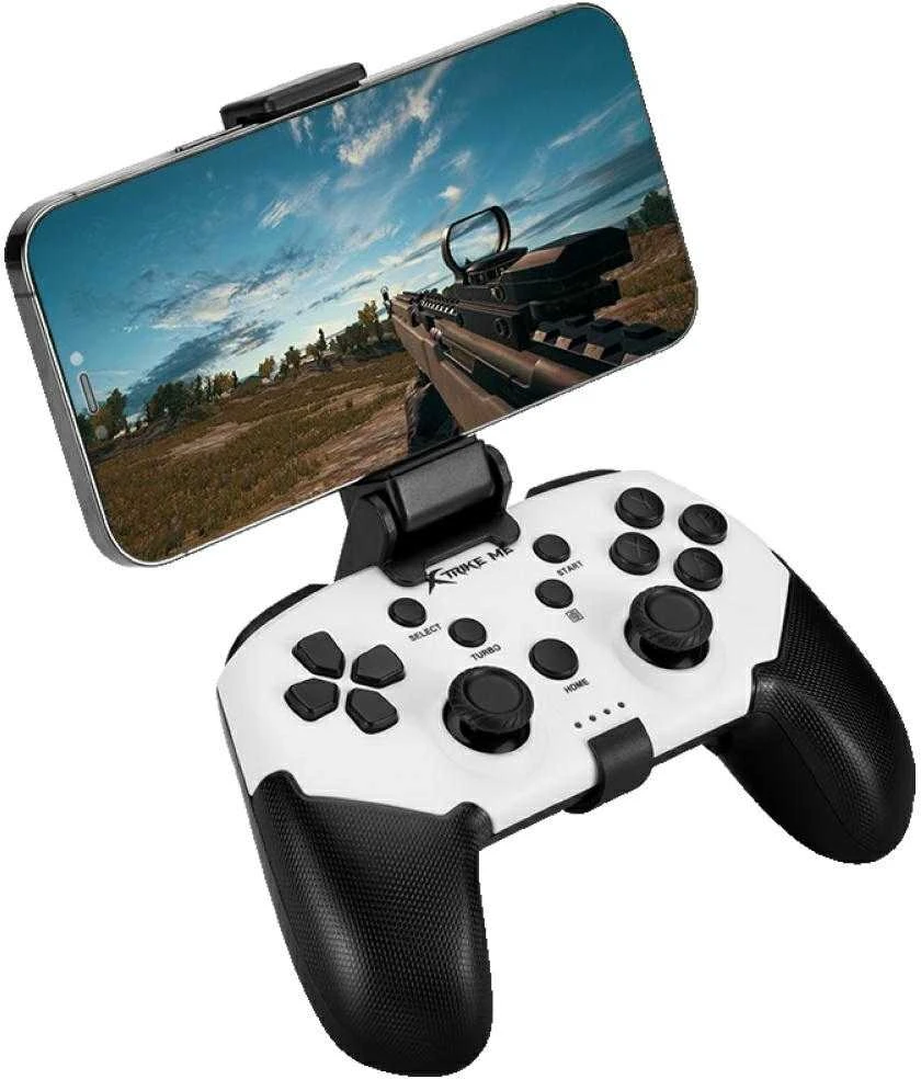 „XTRIKE ME GP-43“ universalus „Bluetooth“ žaidimų valdiklis, baltas