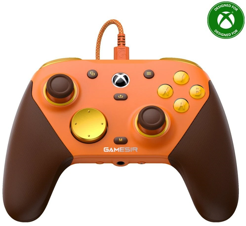 „GameSir G7 Pro“ universalus „Bluetooth“ žaidimų valdiklis „XBOX“ serijos „X/S“ / „One“ oranžinis