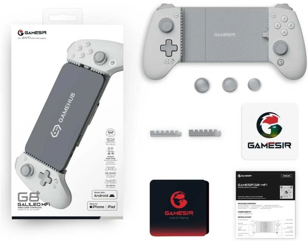 GameSir G8+ MFi Mobile Controller (Gray)