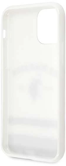Dėklas Us Polo Assn US Polo USHCN58PCSTRB Apple iPhone 11 Pro baltos spalvos Tricolor Pattern Collection