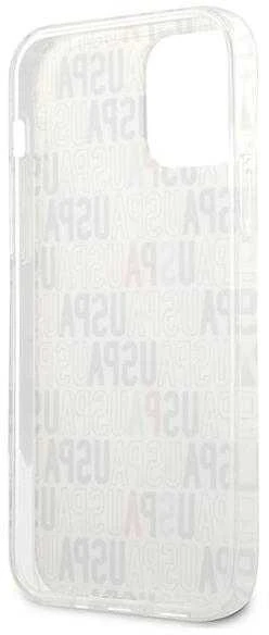 Us Polo Assn US Polo USHCP12SPCUSPA6 Apple iPhone 12 mini 5,4" telefono dėklas baltos spalvos Logo Mania Collection