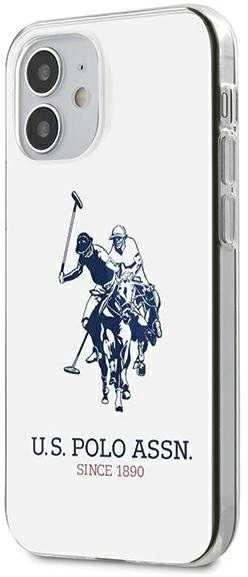 Us Polo Assn US Polo USHCP12STPUHRWH Apple iPhone 12 mini 5,4" telefono dėklas baltos spalvos Shiny Big Logo