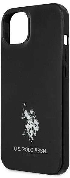 Us Polo Assn US Polo USHCP13SUMHK Apple iPhone 13 mini 5,4″ juodos spalvos kietas dėklas Horses Logo