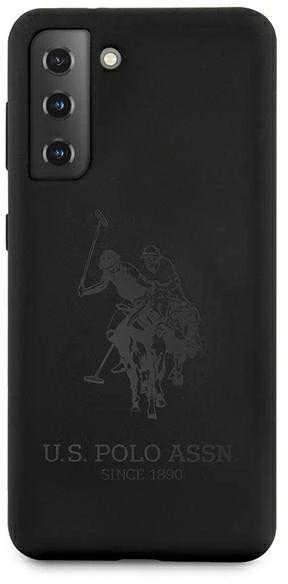 Dėklas Us Polo Assn US Polo USHCS21MSLHRTBK S21+ G996 juodos spalvos Silicone On Tone
