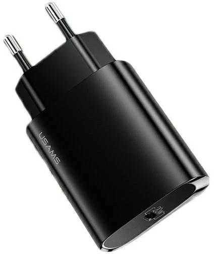 USAMS ĮKROVIKLIS CC131 VIENKARTINIS C TIPO 20W Juodas
