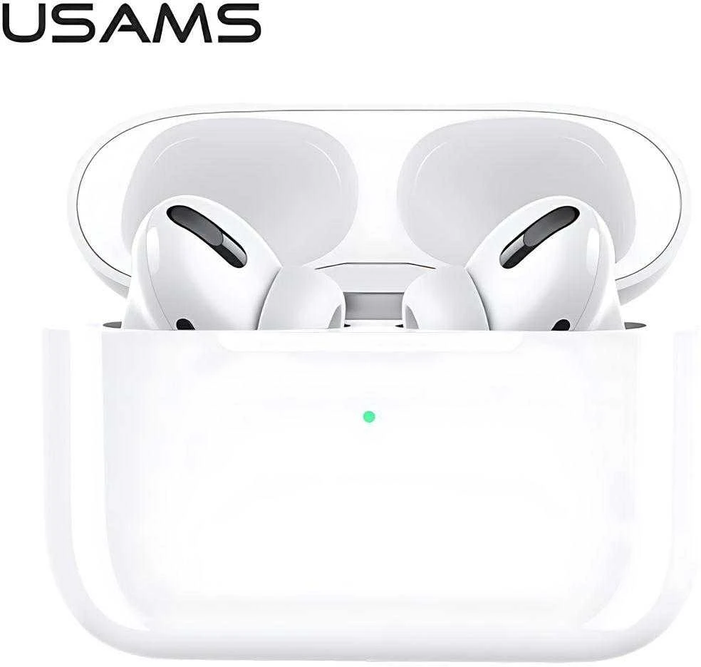 USAMS ausinės Bluetooth 5.0 TWSEmall Series belaidės baltos spalvos BHUYM01 (US-YM001)