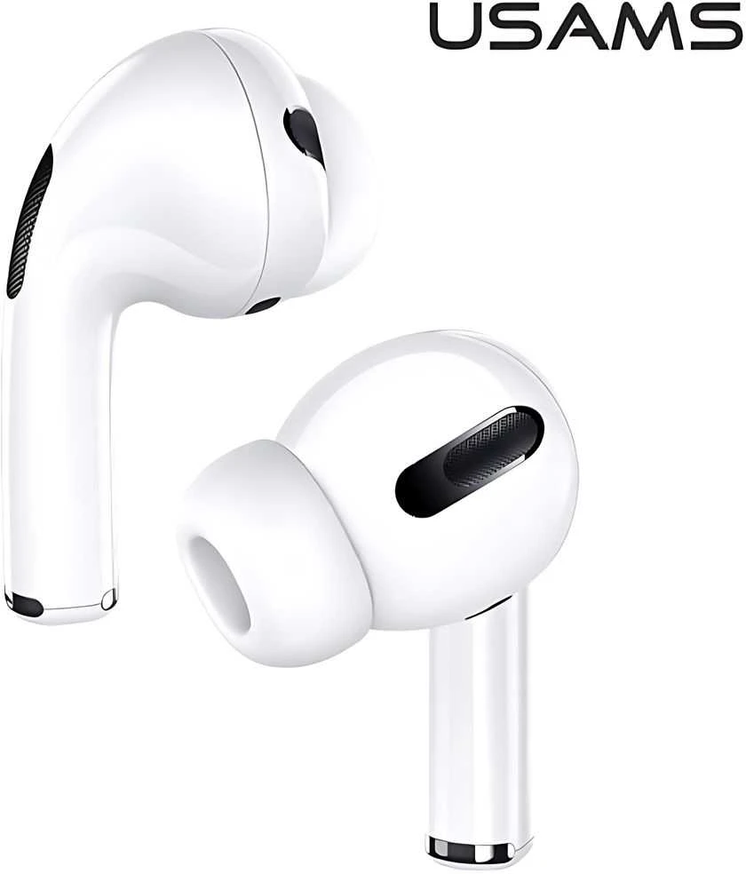 USAMS ausinės Bluetooth 5.0 TWSEmall Series belaidės baltos spalvos BHUYM01 (US-YM001)
