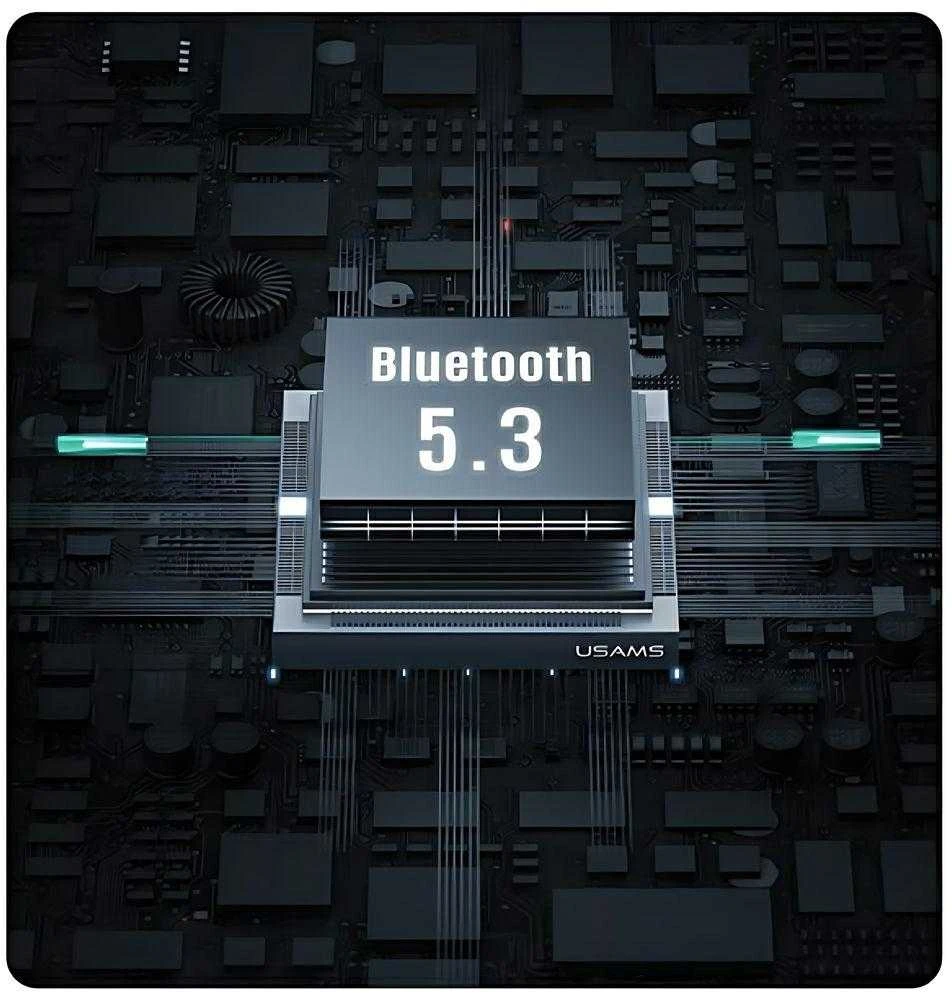 USAMS Bluetooth 5.3 TWS X-donseries ENC belaidės ausinės baltos spalvos BHUENCXD02 (US-XD19)