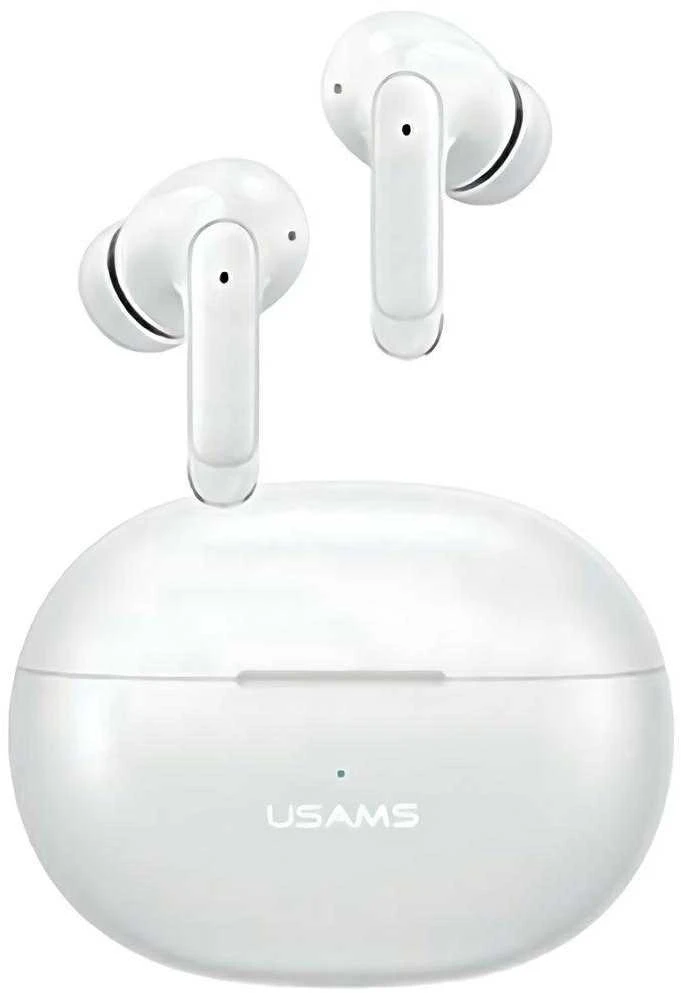 USAMS Bluetooth 5.3 TWS X-donseries ENC belaidės ausinės baltos spalvos BHUENCXD02 (US-XD19)