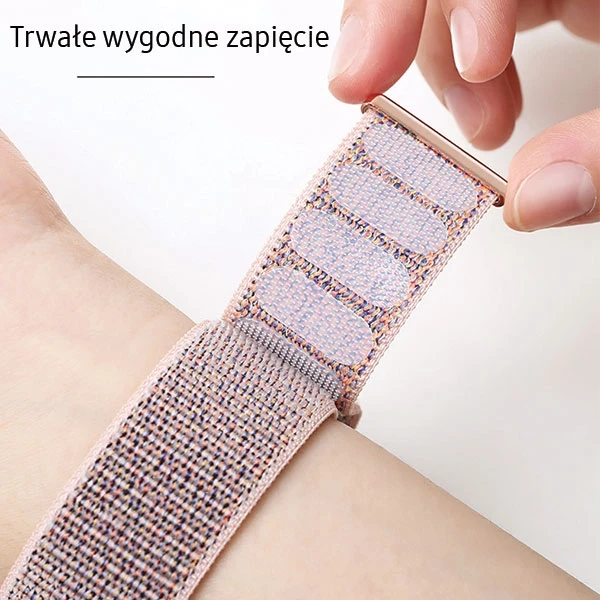 USAMS Dirželis su etui Apple Watch 4/5/6/7/SE 44/45mm. rózowo-auksinė/rose auksinis ZB74IW4 (US-ZB074)