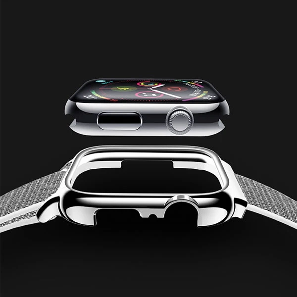 USAMS Dirželis su etui Apple Watch 4/5/6/7/SE 44/45mm. rózowo-auksinė/rose auksinis ZB74IW4 (US-ZB074)