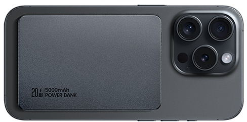 USAMS indukcinė išorinė baterija 5000mAh 20W PD greito įkrovimo baltos spalvos CY serijos 5KCD23103 (US-CD231)