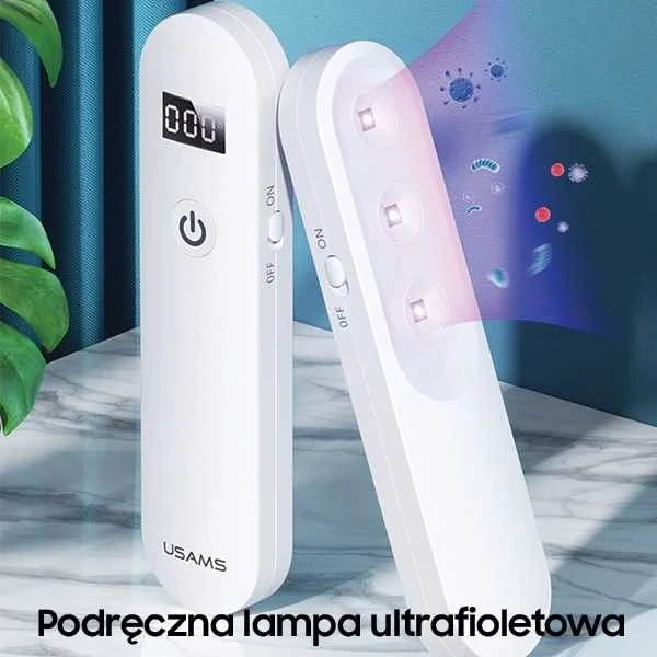Usams mini UV-C dezinfekcinė lempa, ZB159XDD01 (US-ZB159)