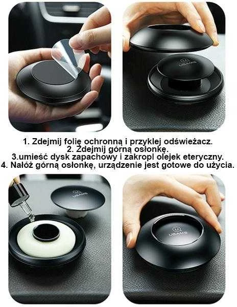 USAMS Air Freshener žalios spalvos ZB180XX03 (US-ZB180)