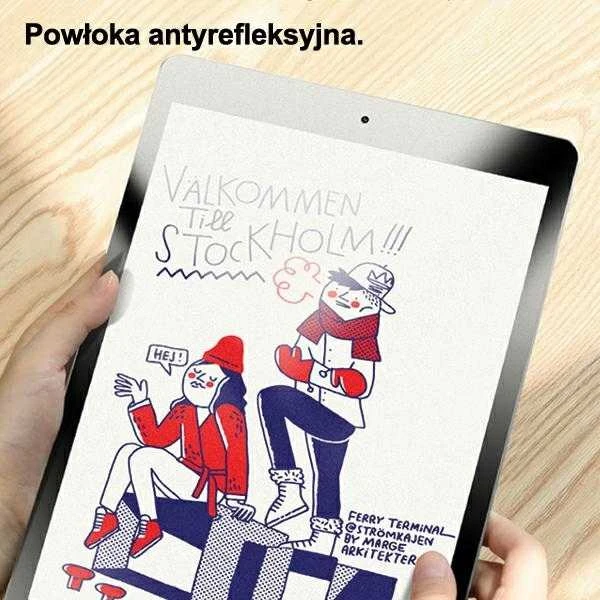 USAMS PaperLike apsauginis dėklas Apple iPad Air 10,9" BH681ZLMXX01 (US-BH681)
