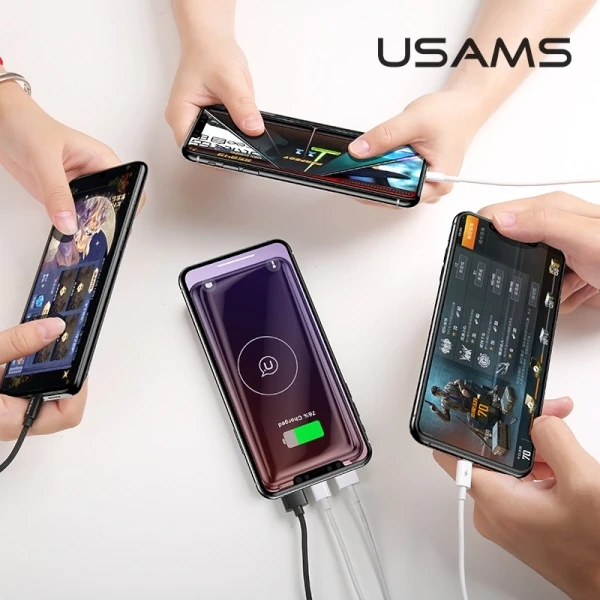 Powerbank Usams 20000mAh Juodas