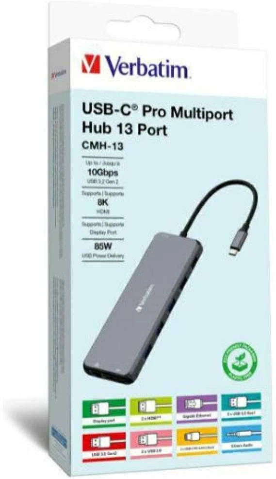 Verbatim CMH-13 USB-C adapteris pakuotėje