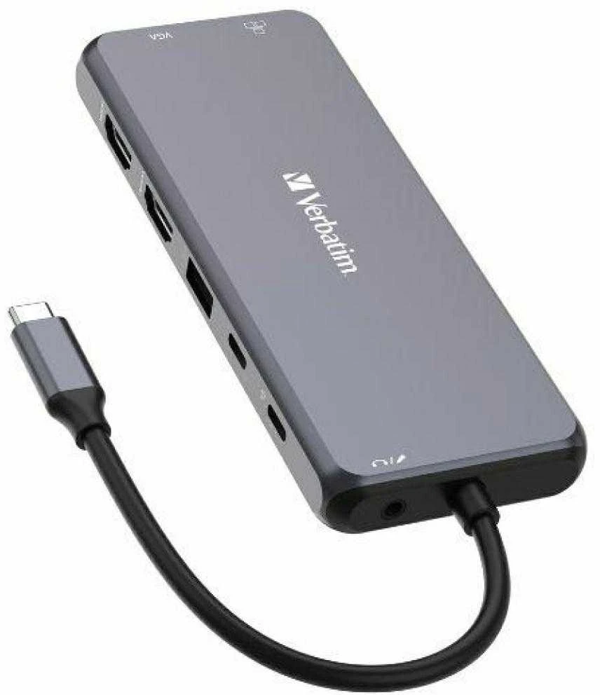 Verbatim CMH-14 C tipo USB 5000 Mbit/ai Sidabras