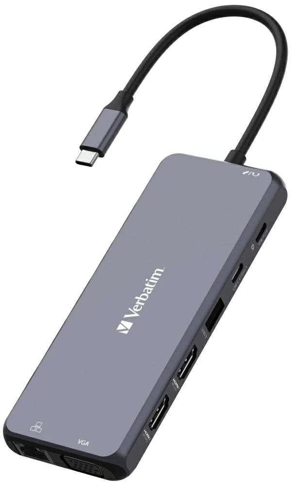 Verbatim CMH-14 C tipo USB 5000 Mbit/ai Sidabras