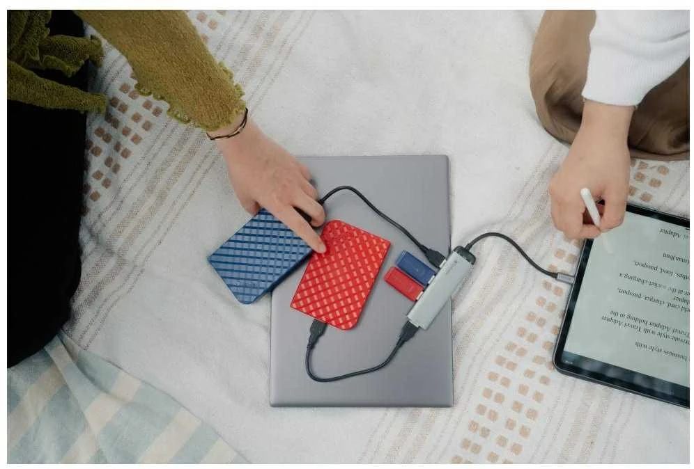 Verbatim Adapteris Hub USB-C - 4xUSB-A 3.2 pilkos spalvos 49147