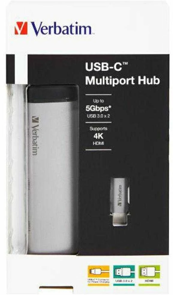 Verbatim 49140 sąsajos šakotuvas USB 3.2 Gen 1 (3.1 Gen 1) Type-C