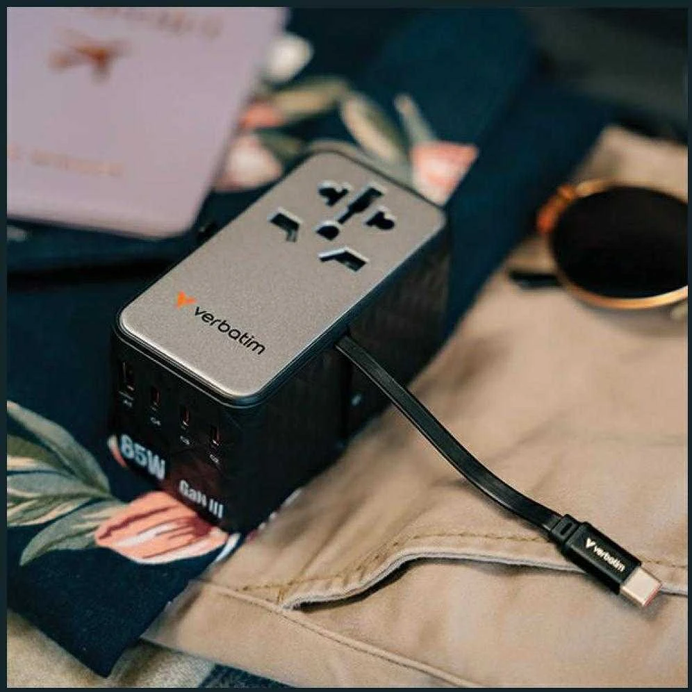 Verbatim CNT-02 Universalus Juoda AC Spartusis įkrovimas Vidaus