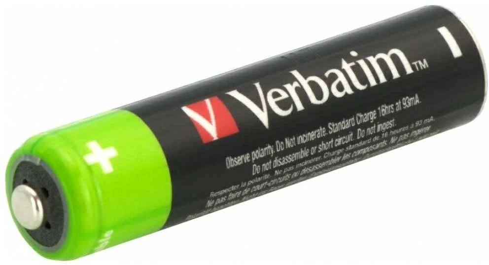 Juoda Verbatim AA įkraunama baterija