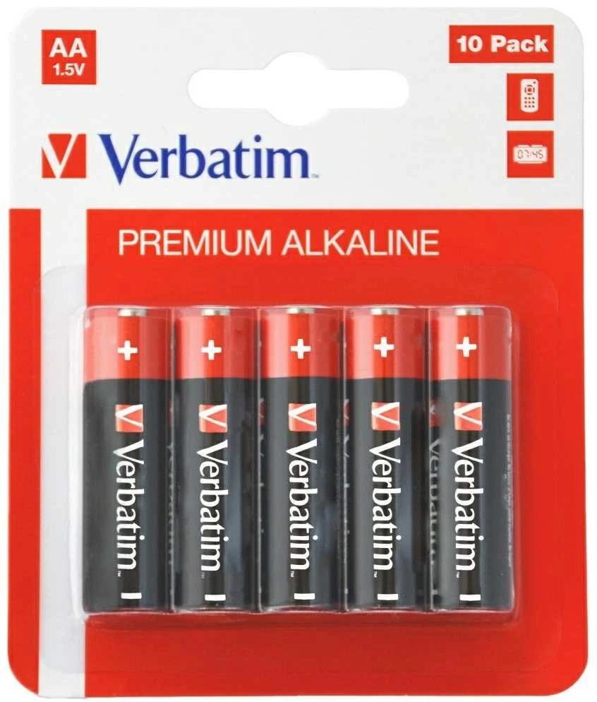 Verbatim šarminės baterijos AA LR6 10 vnt. 49875