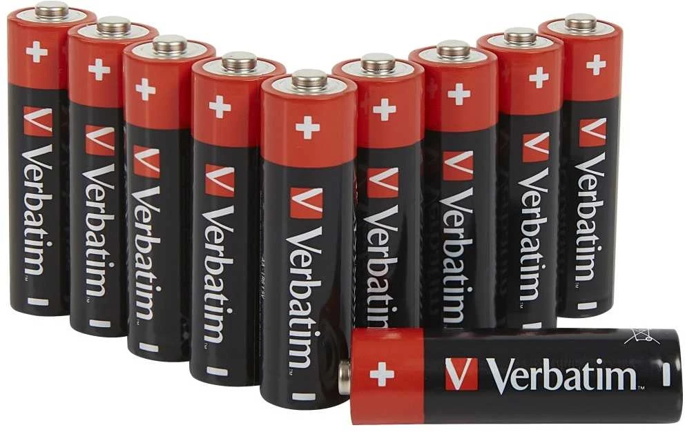 Verbatim šarminės baterijos AA LR6 10 vnt. 49875