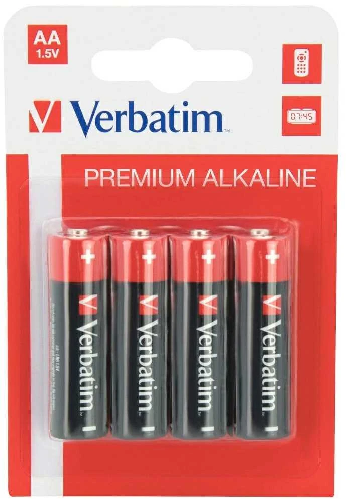 Verbatim šarminės baterijos AA LR6 4 vnt. 49921