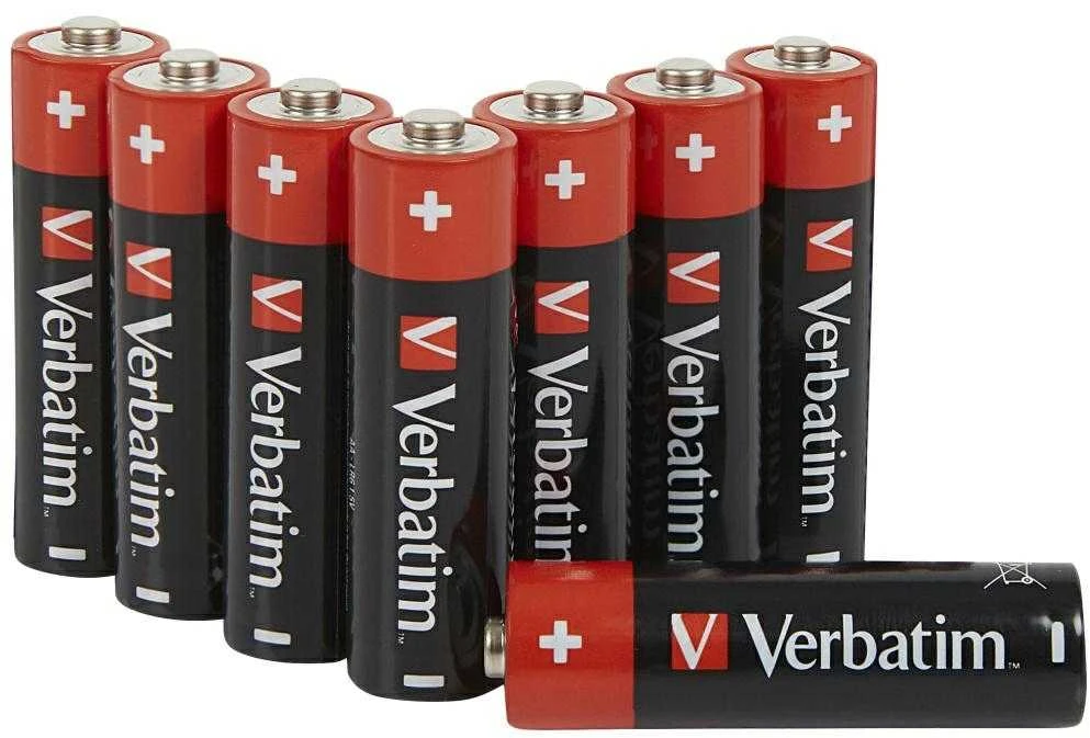 Verbatim šarminės baterijos AA LR6 8 vnt. 49503