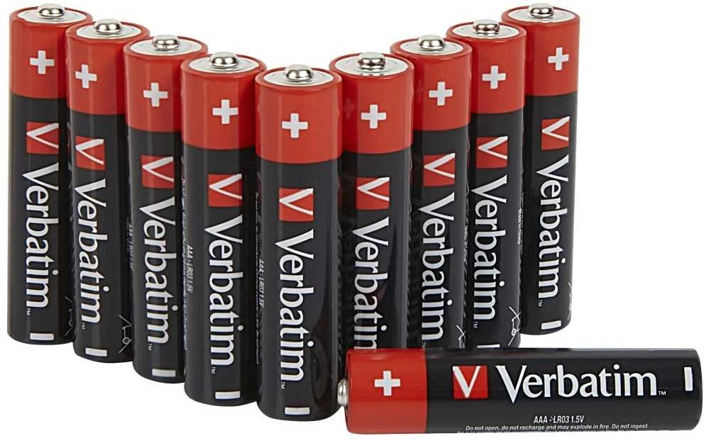 1x24 Verbatim šarminė baterija Micro AAA LR 03 PVC dėžutė 49504