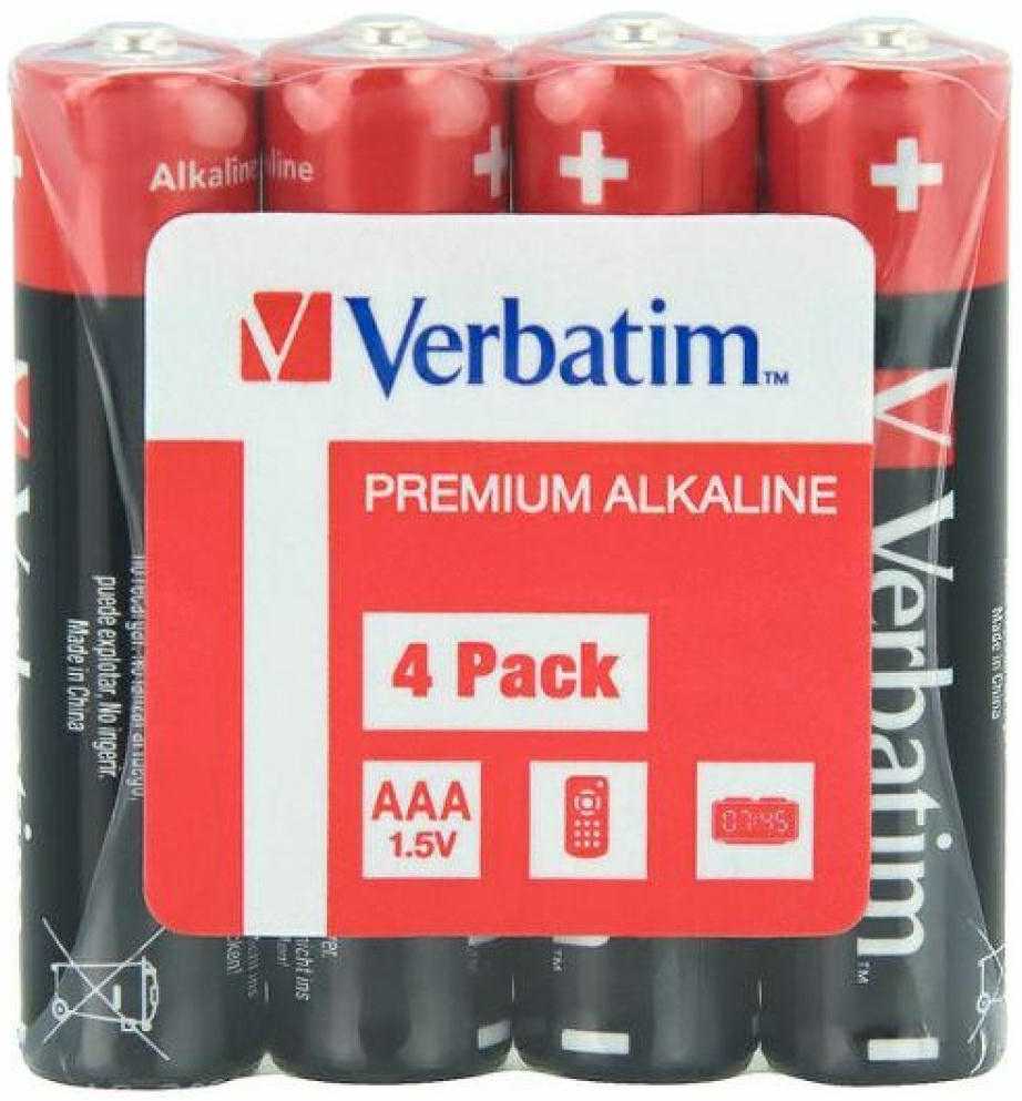 Verbatim AAA Vienkartinė baterija Šarminis