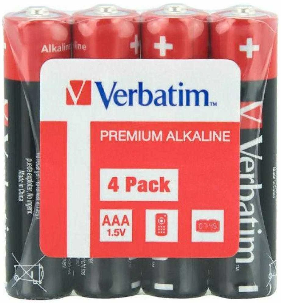 Verbatim šarminės baterijos AAA LR03 4 vnt. 49500
