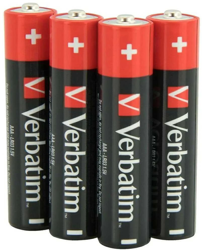 Verbatim šarminės baterijos AAA LR03 4 vnt. 49500