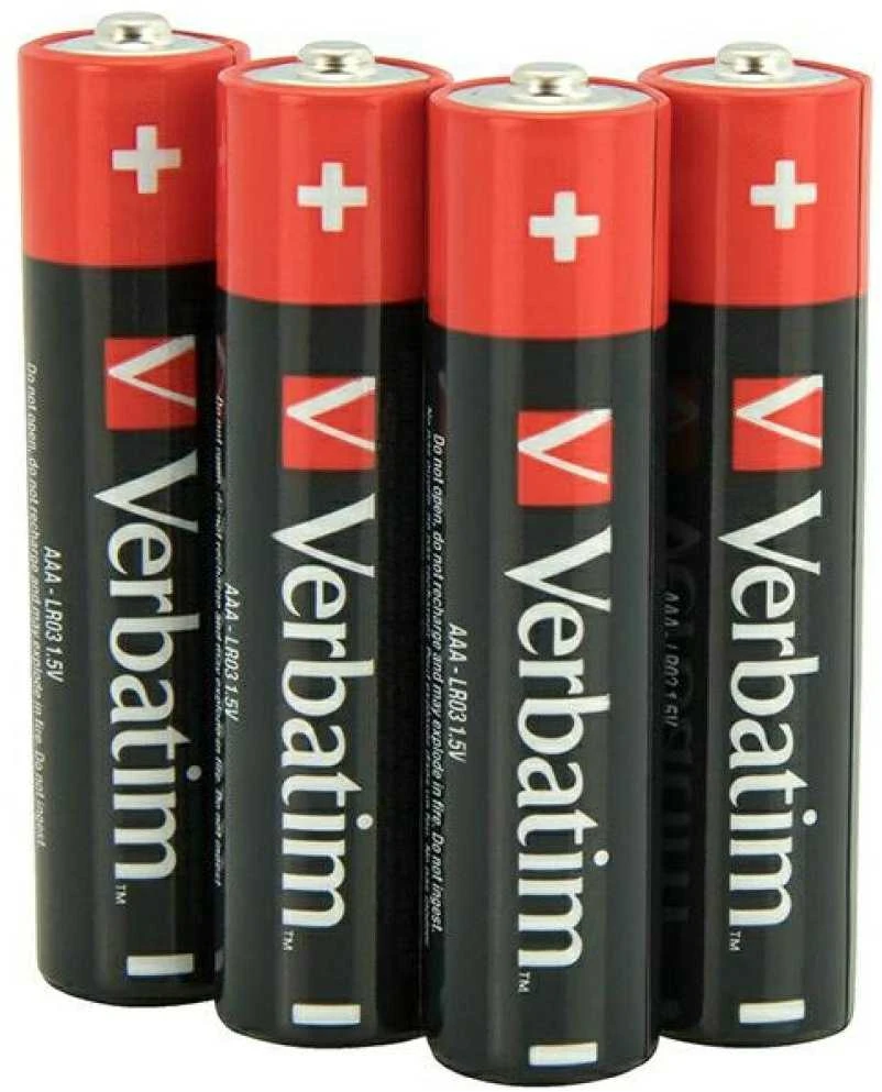 Verbatim AAA LR03 baterijų komplektas
