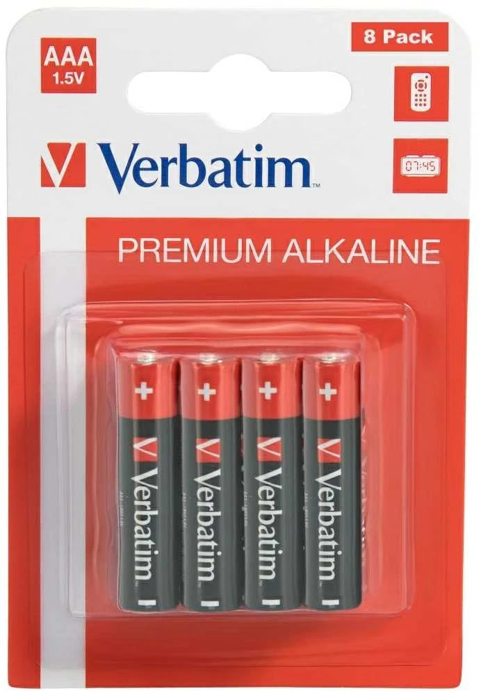 Verbatim FC419 Šarminės baterijos AAA LR03 8 vnt. 49502