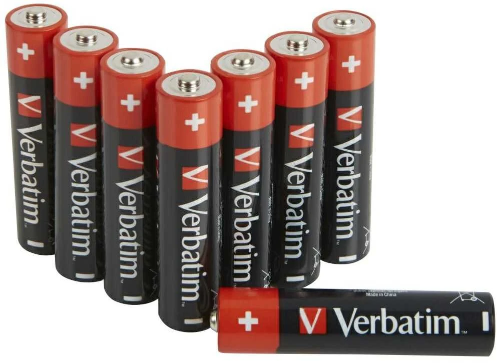 Verbatim FC419 Šarminės baterijos AAA LR03 8 vnt. 49502
