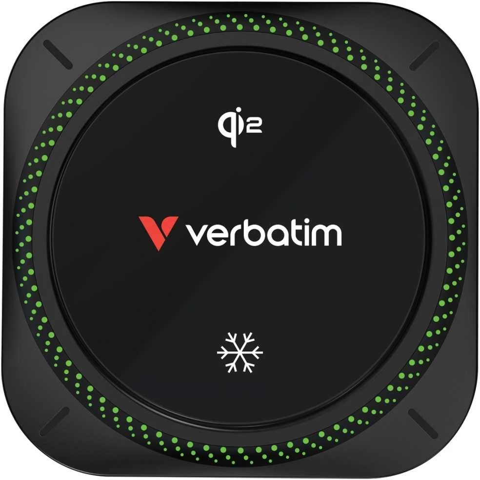 Verbatim įkroviklis automobilinis n Drive Qi2 15W RGB CND-01 juodos spalvos 31860
