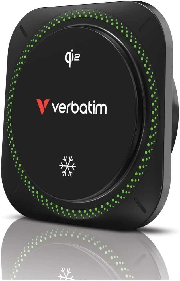 Verbatim įkroviklis automobilinis n Drive Qi2 15W RGB CND-01 juodos spalvos 31860
