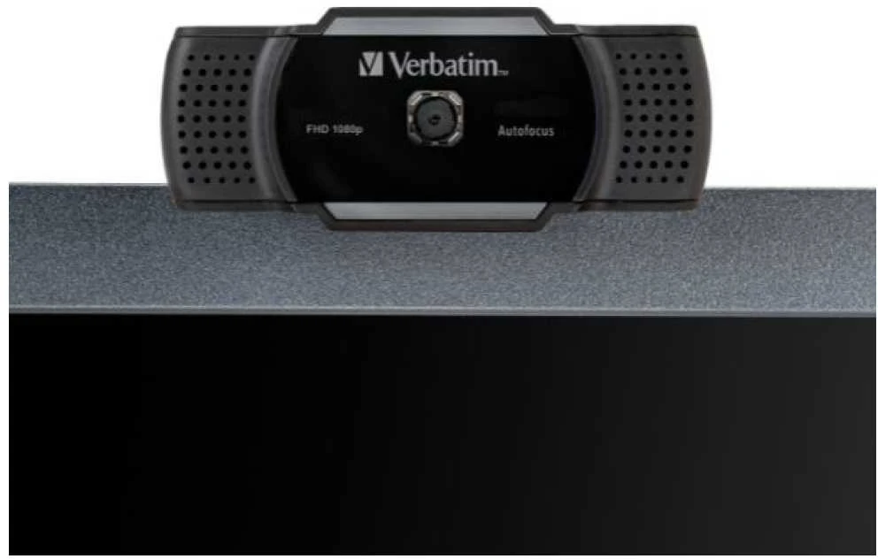 Verbatim Full HD 1080p internetinė kamera su mikrofonu AWC-01 juodos spalvos 49578